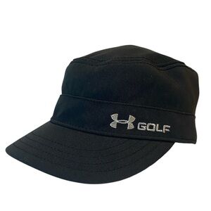 Under Armour Cadet Cap Women’s One Size‎ Black Stretch Adjustable Hat UA Golf